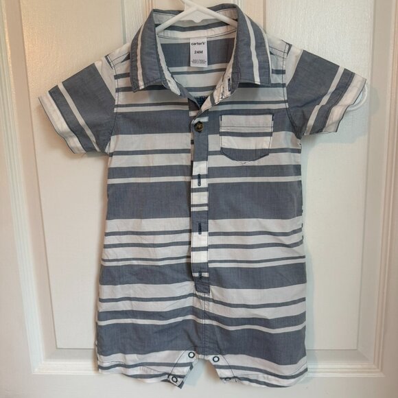 3/$15 Bundle | Button-Down Romper - Picture 1 of 4